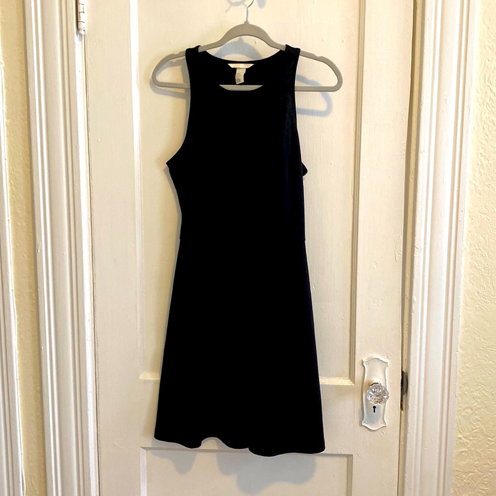 Black skater dress